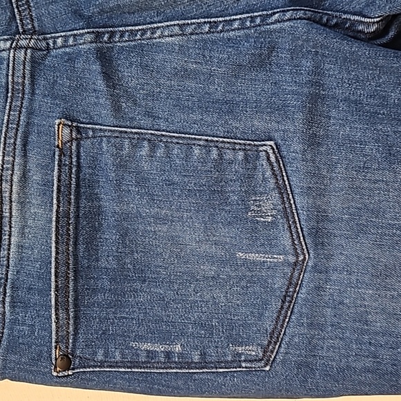 Judy Blue High Waist Zig Zag Button Fly Destroy Boyfriend 88526 - Picture 5 of 7